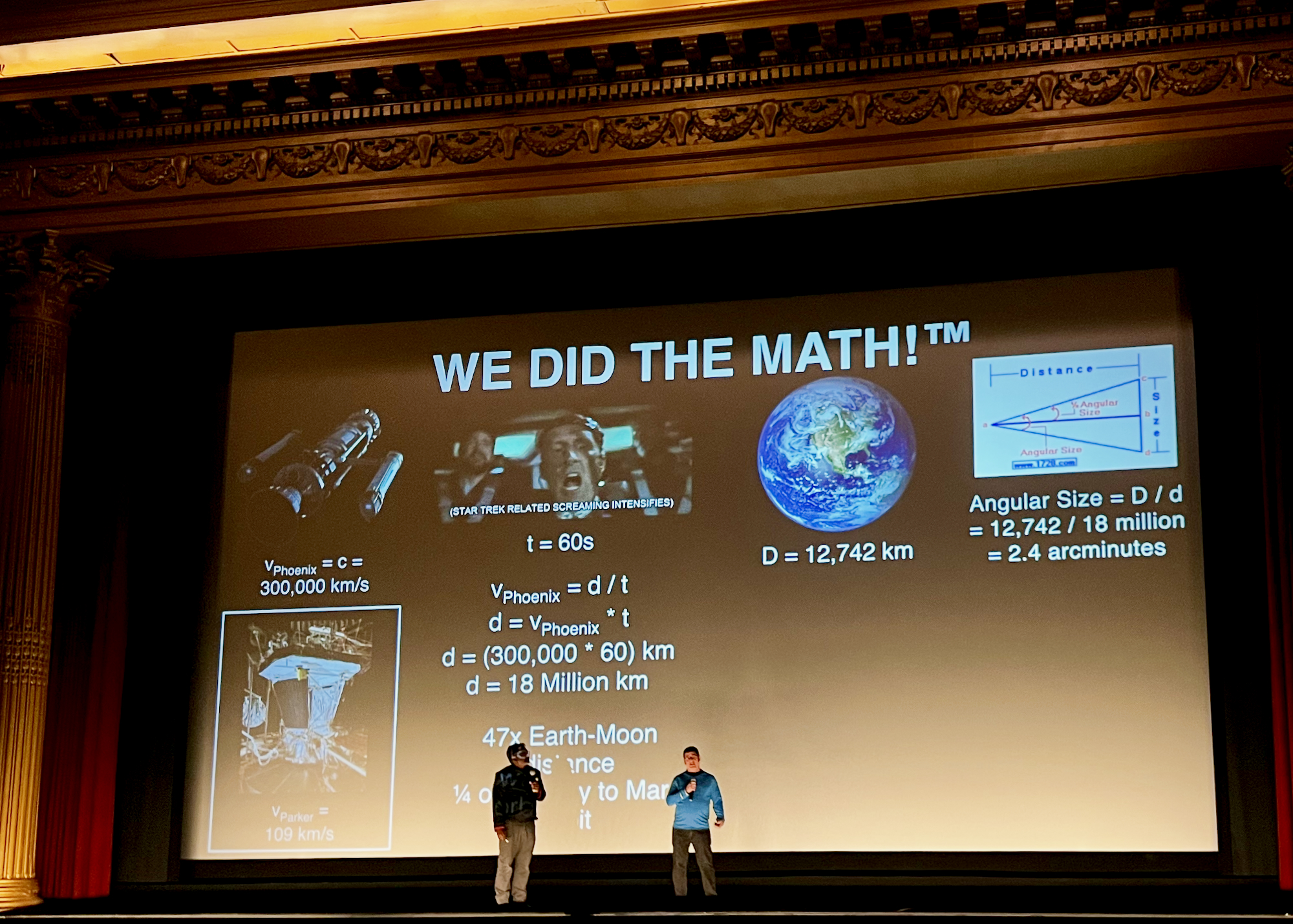 “We Did the Math!” on the big screen