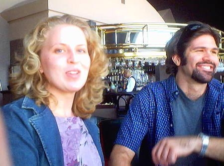 in the bar